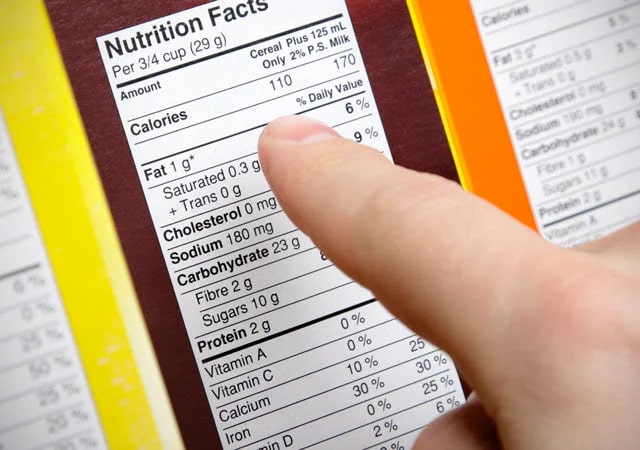 Find Nutrition Information